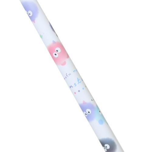 鉛筆 2B 丸軸 もふもふモンスター 小学生 かわいい グッズ メール便可