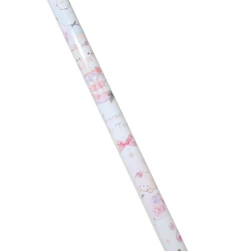 鉛筆 ポップチャーム付きえんぴつ 2B 丸軸 スイートピンクタイム 小学生 かわいい グッズ メール便可