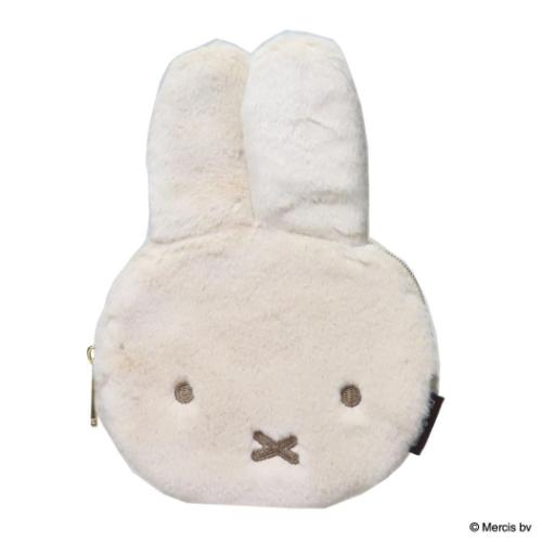 ミッフィー ミニポーチ ダイカットポーチ BRUNA FACE FUR ディックブルーナ 絵本キャラクター グッズ メール便可