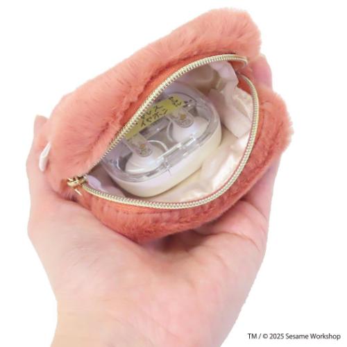 セサミストリート ミニポーチ マイクロポーチ SESAME STREET FACE FUR エルモ キャラクター グッズ