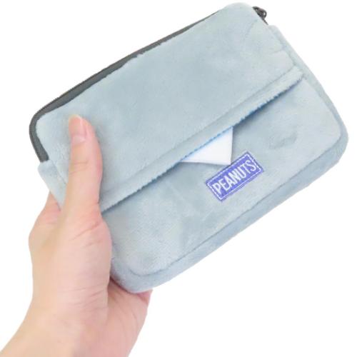 スヌーピー ミニポーチ ミニティッシュポーチ付きパスケース2 ピーナッツ キャラクター グッズ メール便可