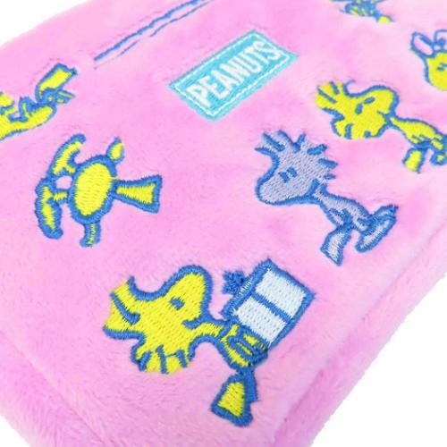 スヌーピー ミニポーチ ミニティッシュポーチ付きパスケース2 ウッド&フレンズ ピーナッツ キャラクター グッズ メール便可