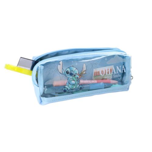 スティッチ 筆箱 Wファスナーペンケース ディズニー キャラクター グッズ