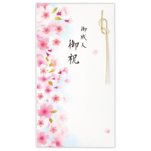 祝儀袋 御成人御祝 たとう 1枚入り 御成人御祝桜色2 金封 のし袋 グッズ メール便可