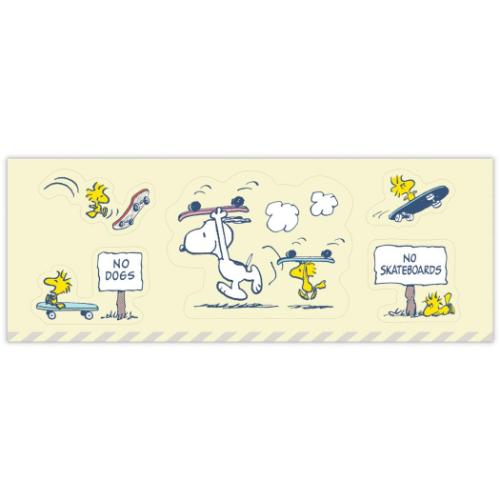 スヌーピー 手紙セット レターセット SNHJスケボー イエロー ピーナッツ キャラクター グッズ メール便可