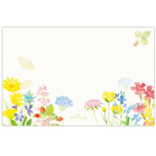 メッセージカード ミニメッセージカードセット 4枚セット セットブルーミングガーデン かわいい グッズ メール便可