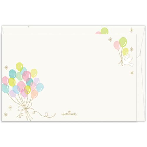 メッセージカード ミニメッセージカードセット 4枚セット セット風船と鳥 かわいい グッズ メール便可