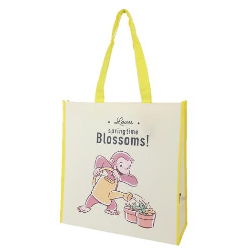 おさるのジョージ 手提げかばん 不織布バッグ フレンズバッグ 絵本キャラクター グッズ