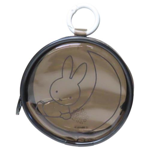 ミッフィー ミニポーチ ガジェットクリアポーチ ブラック ディックブルーナ 絵本キャラクター グッズ