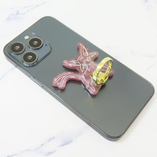 ポケットモンスター スマホリング ダイカットマルチリング エーフィ ポケモン キャラクター グッズ メール便可