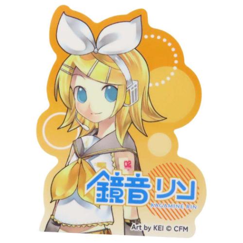 初音ミク ダイカットシール ステッカー 鏡音リン ピアプロキャラクターズ キャラクター グッズ メール便可