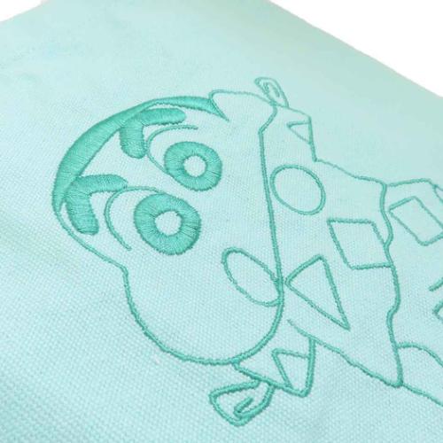 クレヨンしんちゃん トートバッグ 刺繍ミニトート パジャマ柄 アニメキャラクター グッズ メール便可