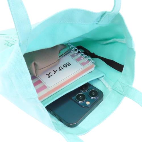 クレヨンしんちゃん トートバッグ 刺繍ミニトート パジャマ柄 アニメキャラクター グッズ メール便可