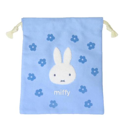 ミッフィー 巾着袋 巾着 BL ブルードレスシリーズ ディックブルーナ 絵本キャラクター グッズ メール便可
