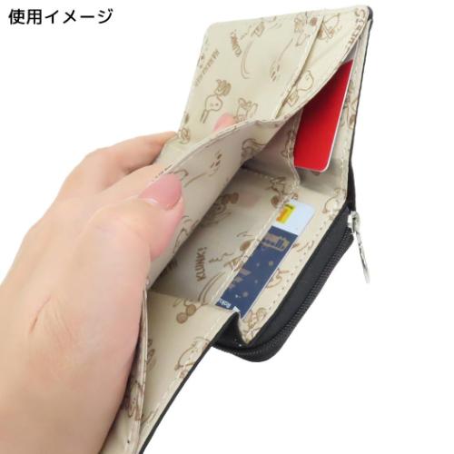 スヌーピー ミニウォレット コンパクト三つ折り財布 BE オラフ ピーナッツ キャラクター グッズ