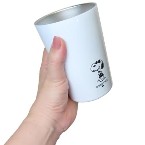 スヌーピー 保温保冷コップ ステンレスタンブラー 460ml JOE COOL WH Smile ピーナッツ キャラクター グッズ