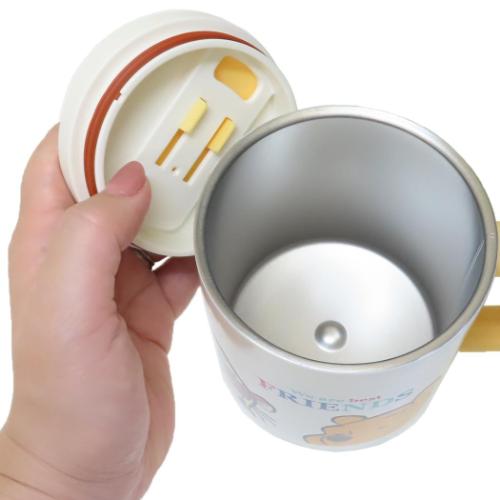 くまのプーさん 保温保冷コップ フタ付ステンレスマグ 400ml POOH FUNNY FACES 2 LINE UP ディズニー キャラクター グッズ