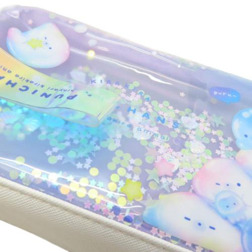 きらきらぷにちゃんず ペンポーチ ツインファスナーペンケース つみつみ 大容量 かわいい グッズ