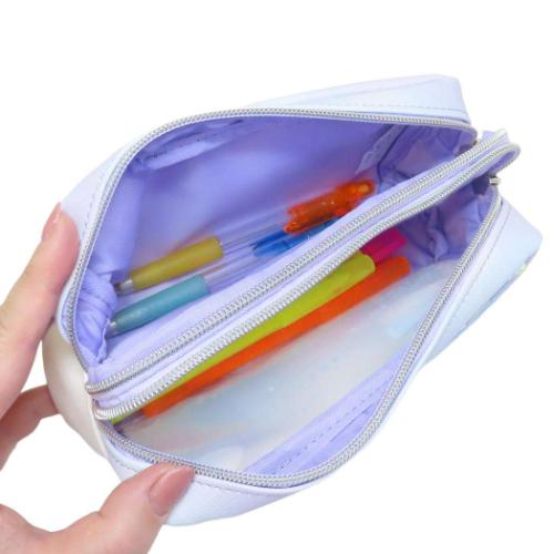 きらきらぷにちゃんず ペンポーチ ツインファスナーペンケース つみつみ 大容量 かわいい グッズ