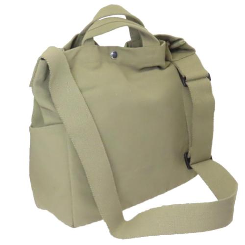 スヌーピー トートバッグ IP.MED.2way.Peanuts-0J コットンバッグ Khaki ピーナッツ キャラクター グッズ