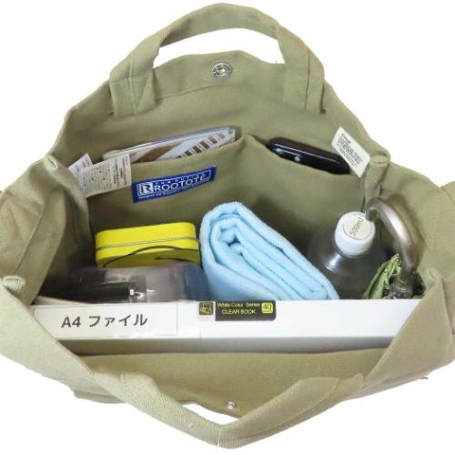 スヌーピー トートバッグ IP.MED.2way.Peanuts-0J コットンバッグ Khaki ピーナッツ キャラクター グッズ