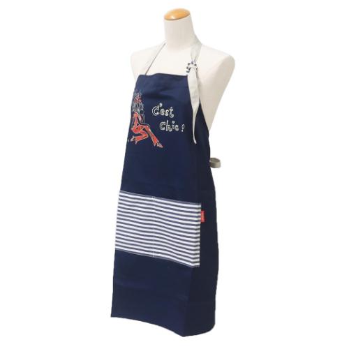 水森亜土 レディースエプロン エプロン セ シック キャラクター グッズ メール便可