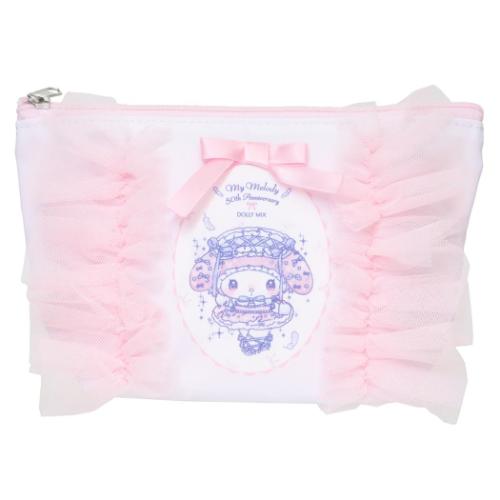 マイメロディ ミニポーチ フリル舟形ティッシュポーチ DollyMix サンリオ キャラクター グッズ メール便可