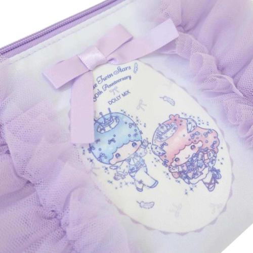 リトルツインスターズ ミニポーチ フリル舟形ティッシュポーチ DollyMix サンリオ キャラクター グッズ メール便可