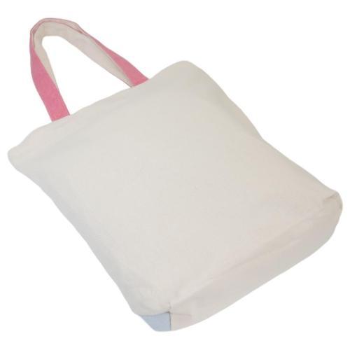 トートバッグ ファスナー付きキャンバストート みるくと桜 サブバッグ グッズ メール便可