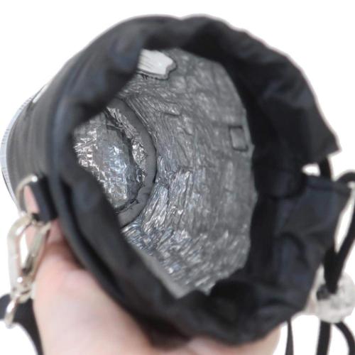 ペットボトルホルダー ショルダー付き保冷ボトルケース L チャミーキトゥン ブラック かわいい グッズ