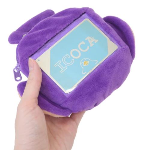 テレタビーズ 定期入れ＆小銭入れ リール付きぬいぐるみパスケース ティンキーウィンキー キャラクター グッズ