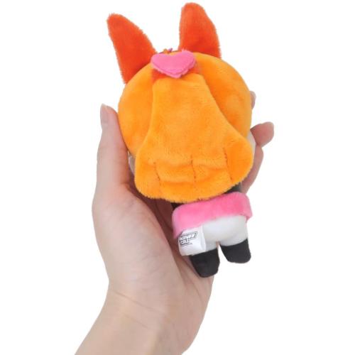 パワーパフガールズ マスコット ぬいぐるみキーリング ブロッサム サングラス キャラクター グッズ