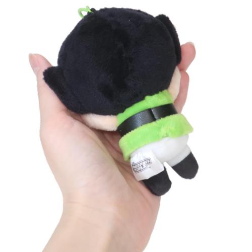 パワーパフガールズ マスコット ぬいぐるみキーリング バターカップ サングラス キャラクター グッズ