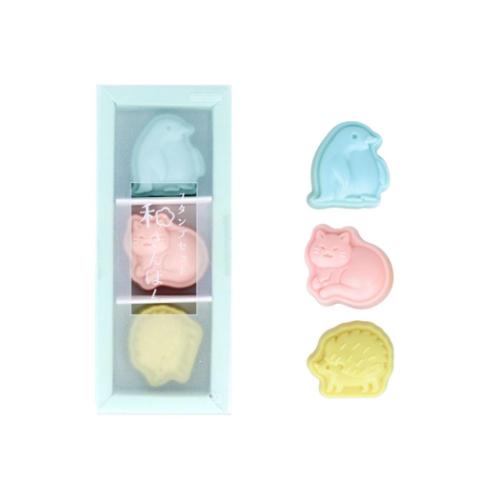 はんこセット スタンプセット 和さんぽん 3個セット ねこたち 和風 グッズ メール便可