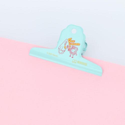 スポンジボブ クリップ ブッククリップ エメラルド キャラクター グッズ