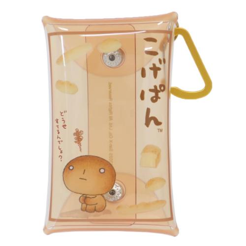 こげぱん ミニポーチ マルチクリアケース Sサイズ サンエックスオールスターズ サンエックス キャラクター グッズ メール便可