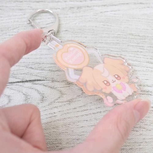 ぷちきゅあ キーリング アクリルキーホルダー ぷちきゅあこむぎ プリキュア アニメキャラクター グッズ メール便可