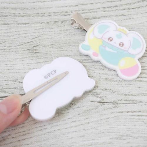 ぷちきゅあ ヘアアクセ 前髪クリップ 2個セット ぷちきゅあぽるん プリキュア アニメキャラクター グッズ メール便可