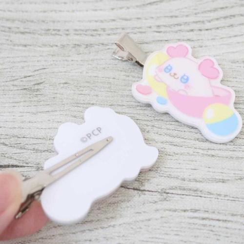 ぷちきゅあ ヘアアクセ 前髪クリップ 2個セット ぷちきゅあくるるん プリキュア アニメキャラクター グッズ メール便可