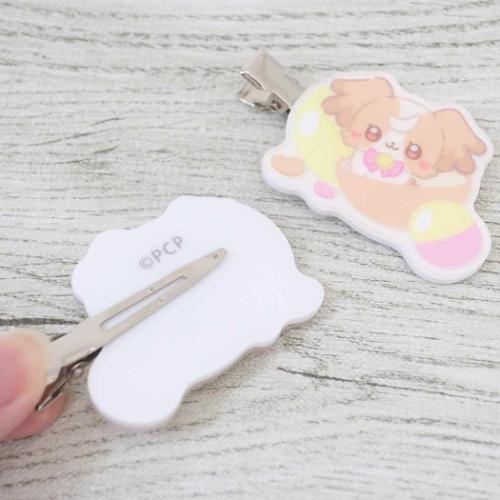 ぷちきゅあ ヘアアクセ 前髪クリップ 2個セット ぷちきゅあこむぎ プリキュア アニメキャラクター グッズ メール便可