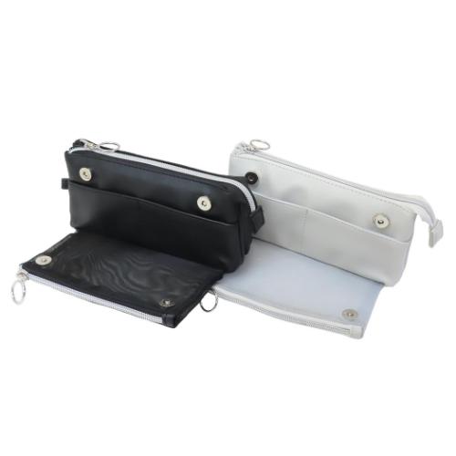 MOTiON 筆箱 サンカクマルチペンケース シンプル メッシュ グッズ