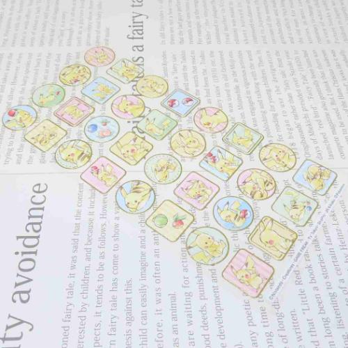 ポケットモンスター シールシート WASHI STICKERS ピカチュウ フレーム ポケモン キャラクター グッズ メール便可