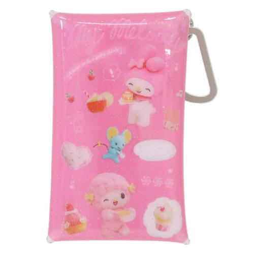 マイメロディ ミニポーチ クリアマルチケースS マイメロディ＆クロミ サンリオ キャラクター グッズ メール便可