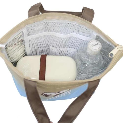 スヌーピー ランチバッグ 保冷保温ミニトート グラデ ジョークール BEBL ピーナッツ キャラクター グッズ メール便可