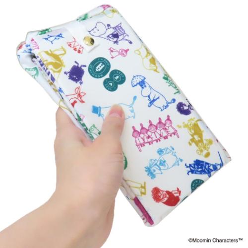 ムーミン エコバッグ ショッピングバッグM 80TH ALL STAR ホワイト 北欧 キャラクター グッズ メール便可