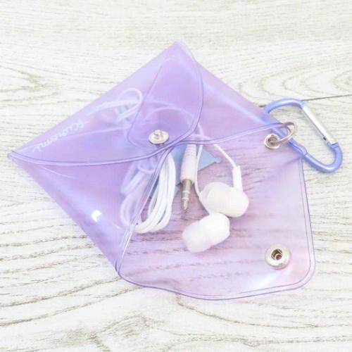 クロミ ミニポーチ カラビナ付きクリアポーチ サンリオ キャラクター グッズ メール便可