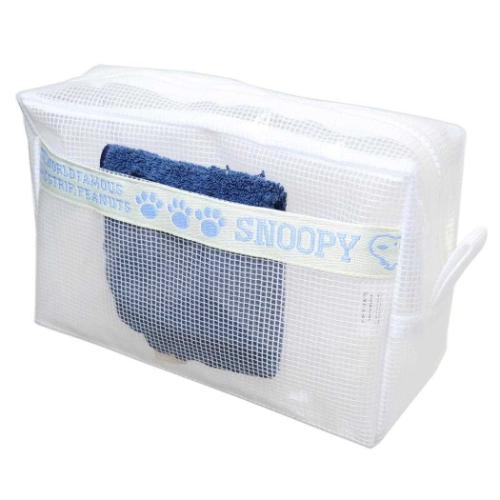 スヌーピー コスメポーチ スクエアポーチ WH ピーナッツ キャラクター グッズ