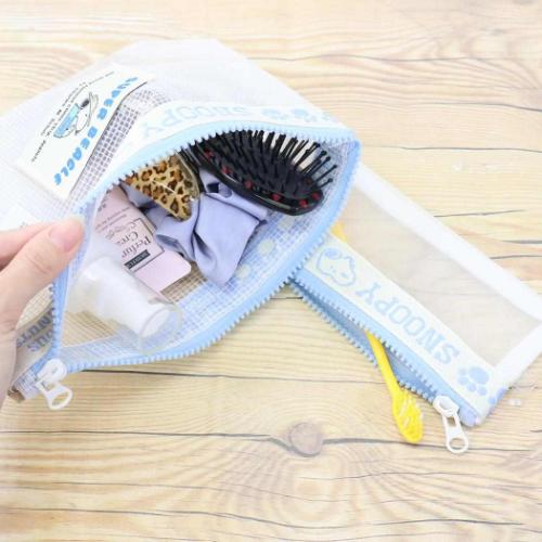 スヌーピー コスメポーチ 洗面ポーチ2Pセット WH ピーナッツ キャラクター グッズ メール便可