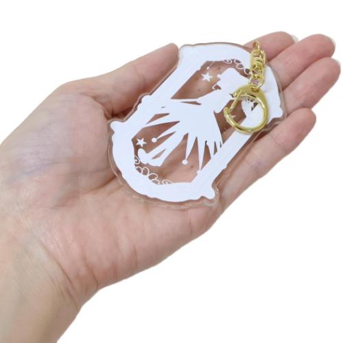 カードキャプターさくら キーホルダー アクリルチャーム ブルー アニメキャラクター グッズ メール便可