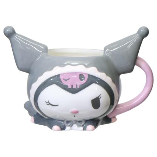 クロミ マグカップ フェイスマグ 350ml ブラックエンジェル サンリオ キャラクター グッズ